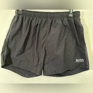 Hugo Boss Black Elastic Waist Lined Swimming Trunks Size XL